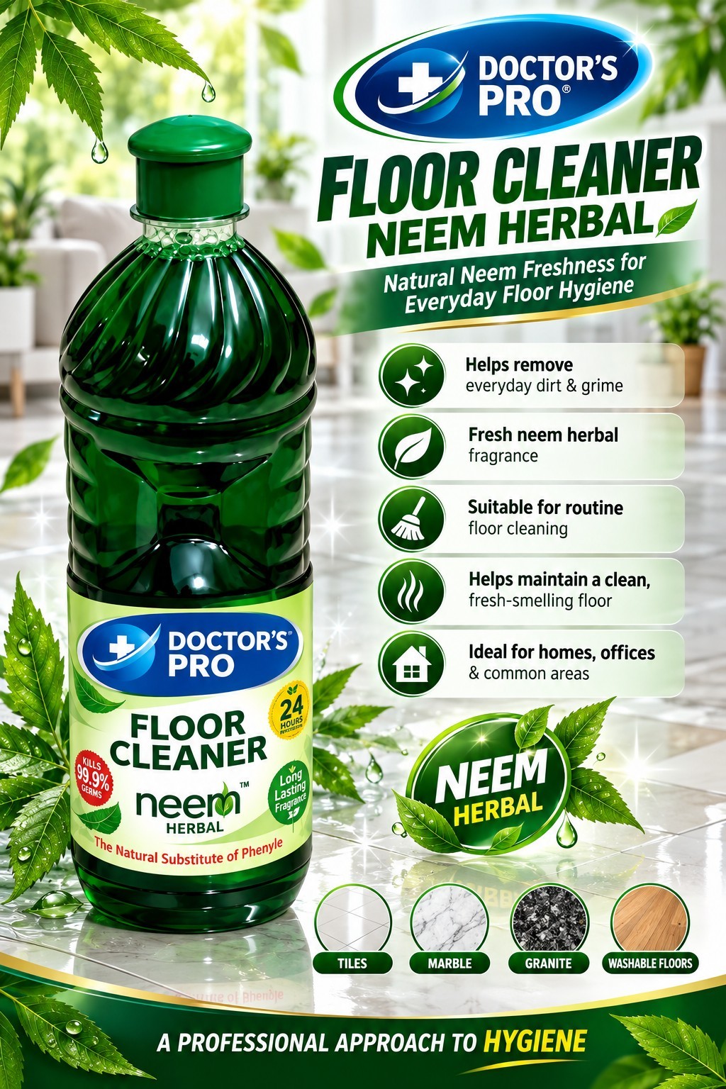 Doctor’s Pro Neem Herbal Floor Cleaner