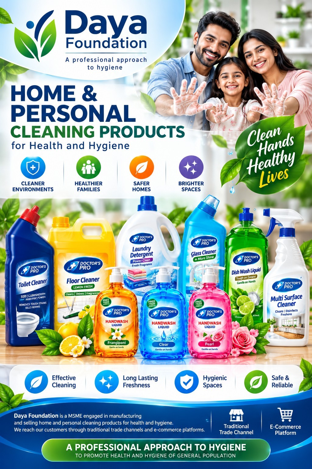 Daya Foundation Home and Personal Cleaning Products catalogue